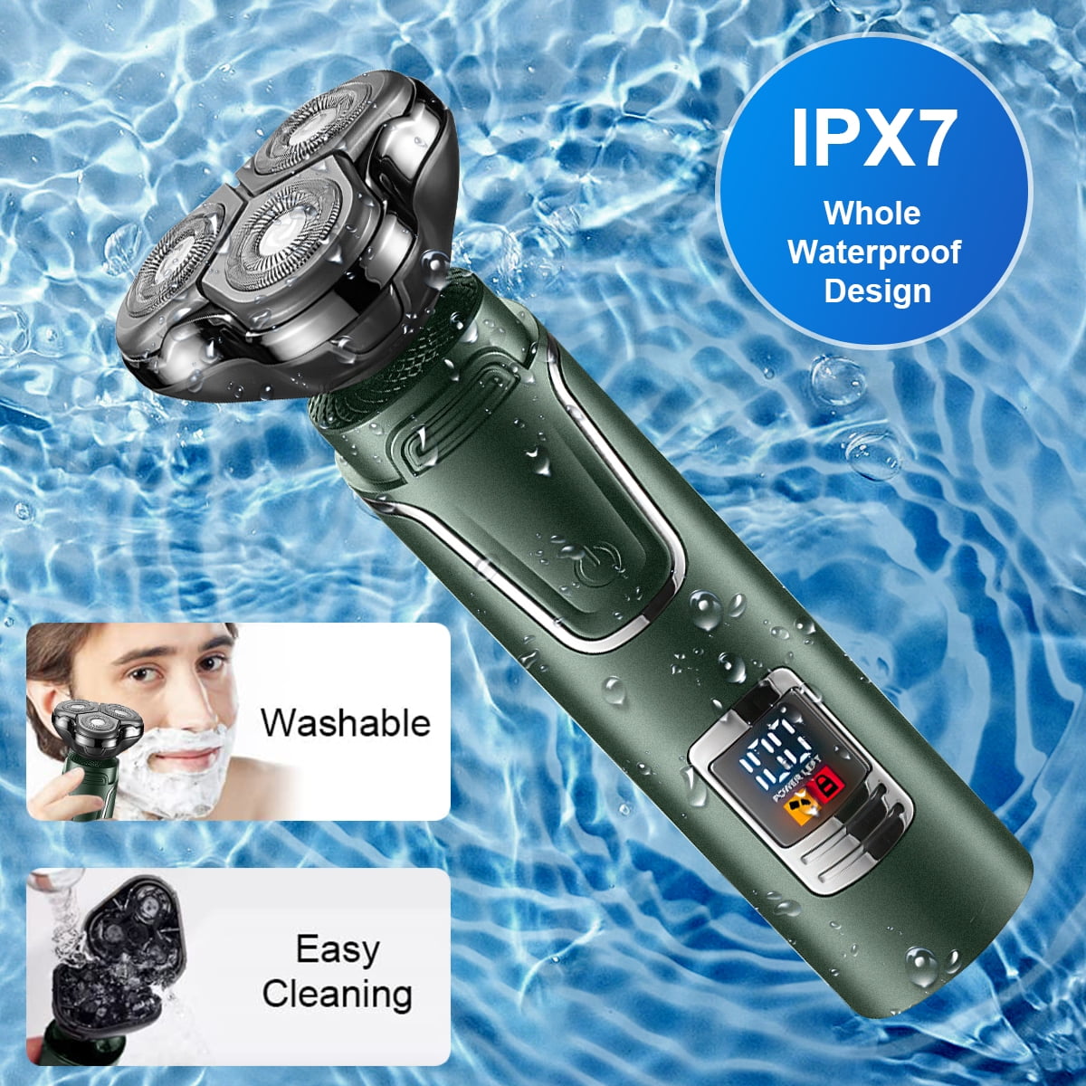 男性用3in1電気シェーバー、充電式電気シェーバー、鼻毛・髭 - Men'S Grooming Razor Kit のレビューと価格