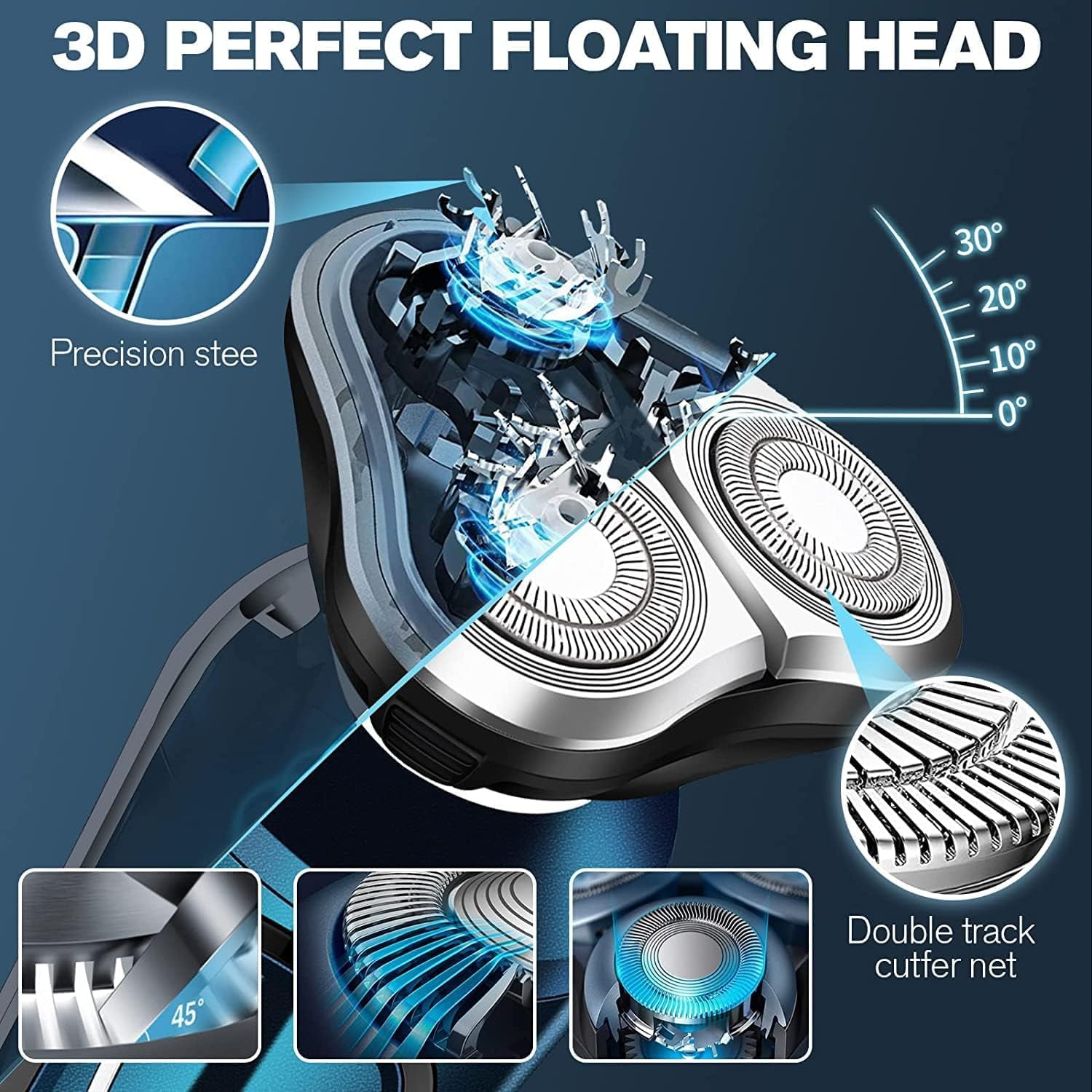 男性用3in1電気シェーバー、充電式電気シェーバー、鼻毛・髭 - Men'S Grooming Razor Kit のレビューと価格