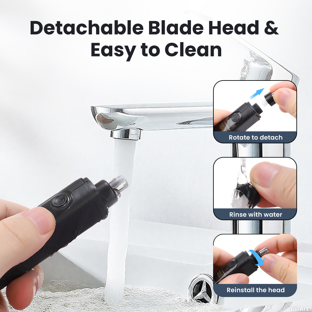 充電式鼻毛トリマーと顔の毛の除去器（男性用）鼻毛シェーバー（ - Men'S Grooming Facial のレビューと価格