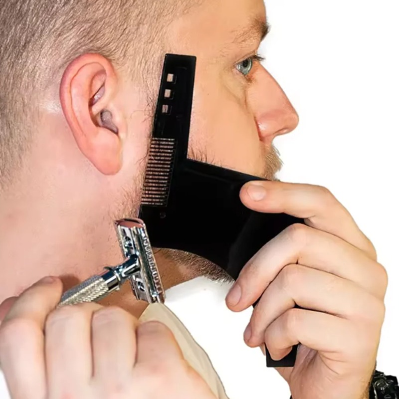 1個入り メンズ髭整形テンプレートコーム 軽量で柔軟なオール - Men'S Grooming Facial のレビューと価格