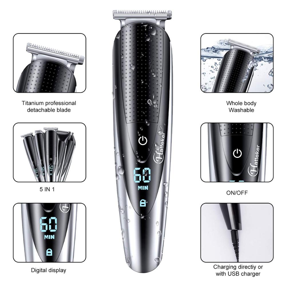 男性用電動バリカン,あごひげグルーミングキット,顔,鼻,耳, - Quality Men'S Grooming Kit のレビューと価格