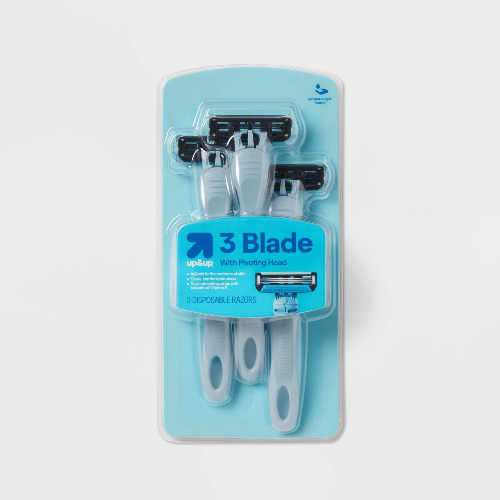 メンズ3枚刃使い捨て顔用カミソリ 3個入り 敏感肌用、スムー - Men'S Grooming Facial のレビューと価格