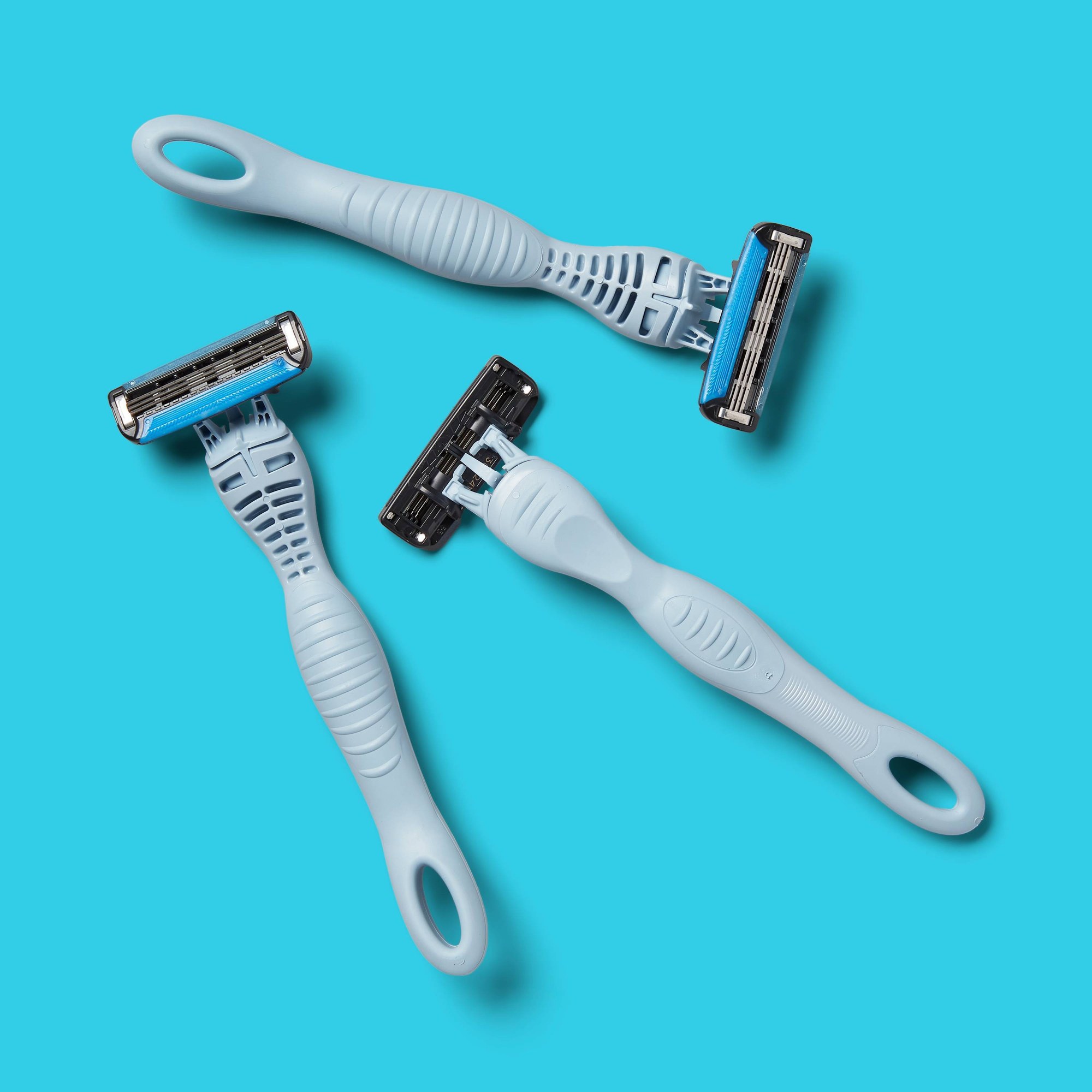 メンズ3枚刃使い捨て顔用カミソリ 3個入り 敏感肌用、スムー - Men'S Grooming Facial のレビューと価格