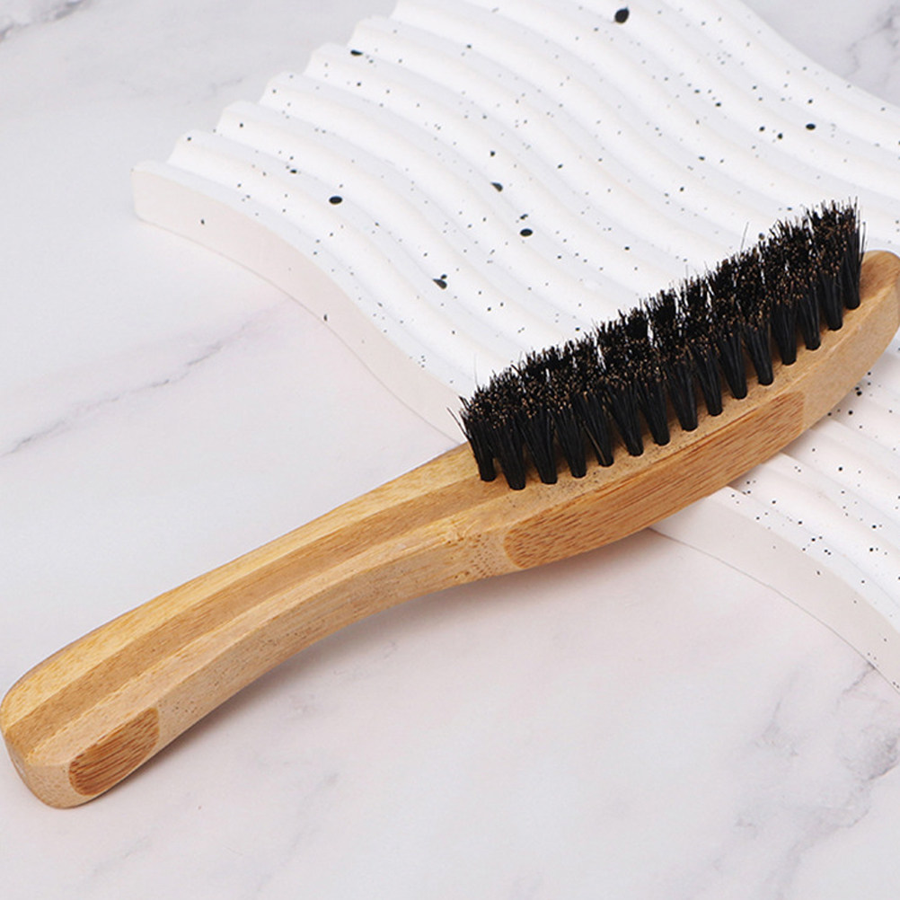 男性用ポータブル髭ブラシ2個セット、ロングハンドル、毛先が硬 - Men'S Grooming Facial のレビューと価格