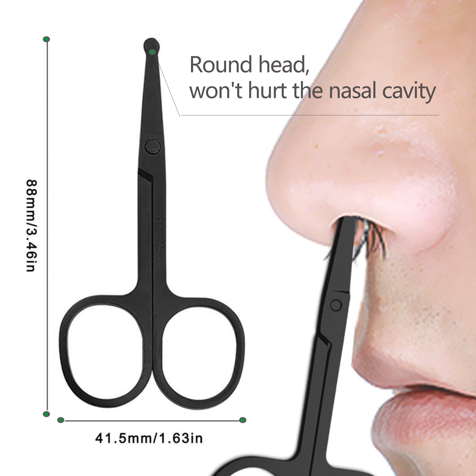 コーム付き眉毛はさみ 顔の毛用小型グルーミングはさみ 男性用 - Men'S Grooming Facial のレビューと価格