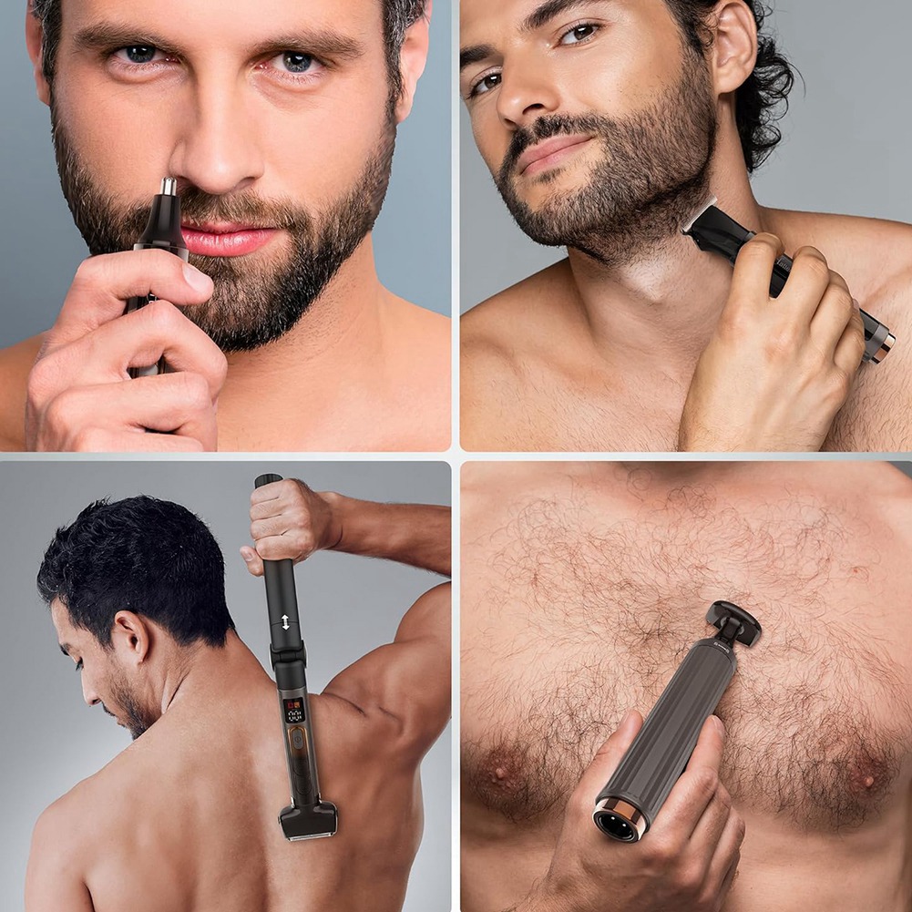 【RABATT】メンズ電動バックシェーバー コードレスボディ - Men'S Grooming Facial のレビューと価格